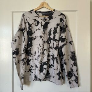 Urban Renewal Remade Monochrome Tie-Dye Crew